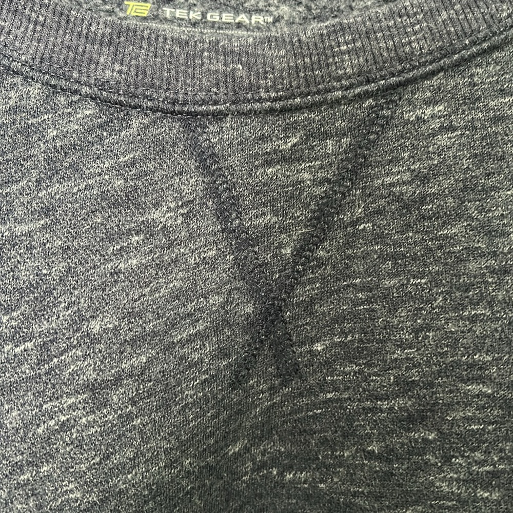 Tek Gear Blue XXL Ultrasoft Fleece Crewneck Sweatshirt - Picture 3 of 6